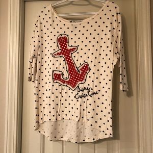 Disney cruise line 3/4 tee